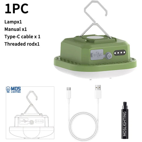 MOSLIGHTING Camping Lantern Outdoor Portable Flashlight Fast