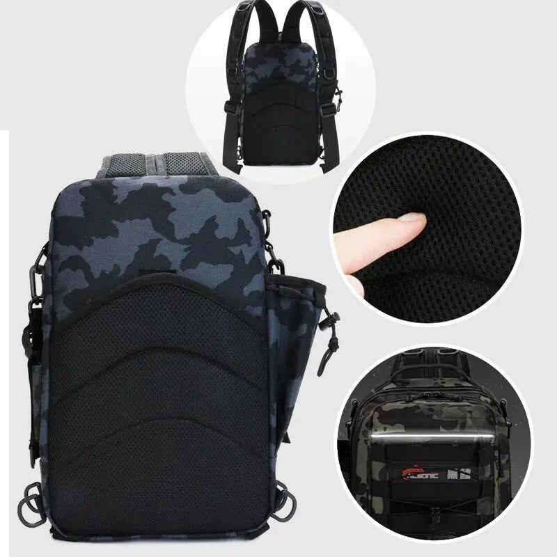 Fishing Tackle Backpack Storage Bag Men Outdoor Shoulder Fishing Lure