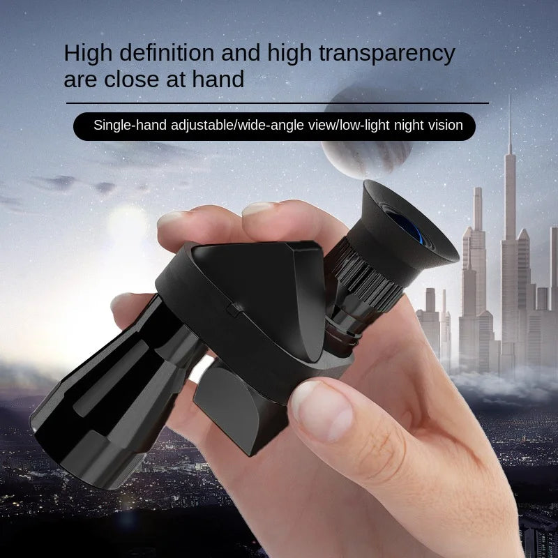 Portable high-definition monocular telescope with high magnification