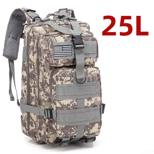 25L/50L 1000D Nylon Waterproof Trekking Fishing Hunting Bag Backpack