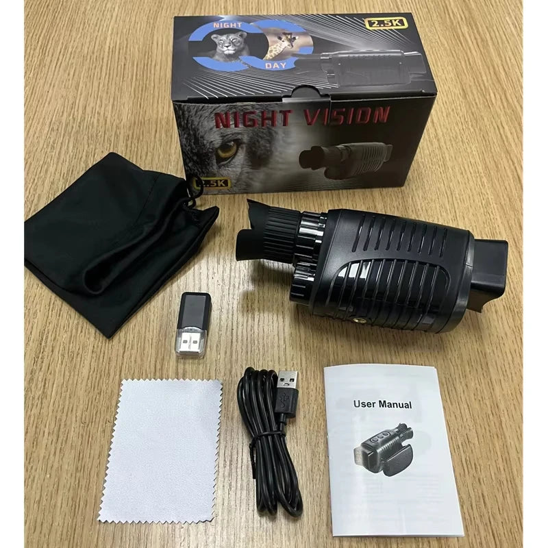 Monocular Night camera Device 1080P HD Infrared Camera 5X Digital