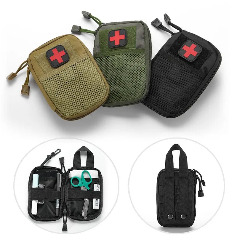 Camping Safari Outdoor EDC Pocket Wallet Molle First Aid kit Medical