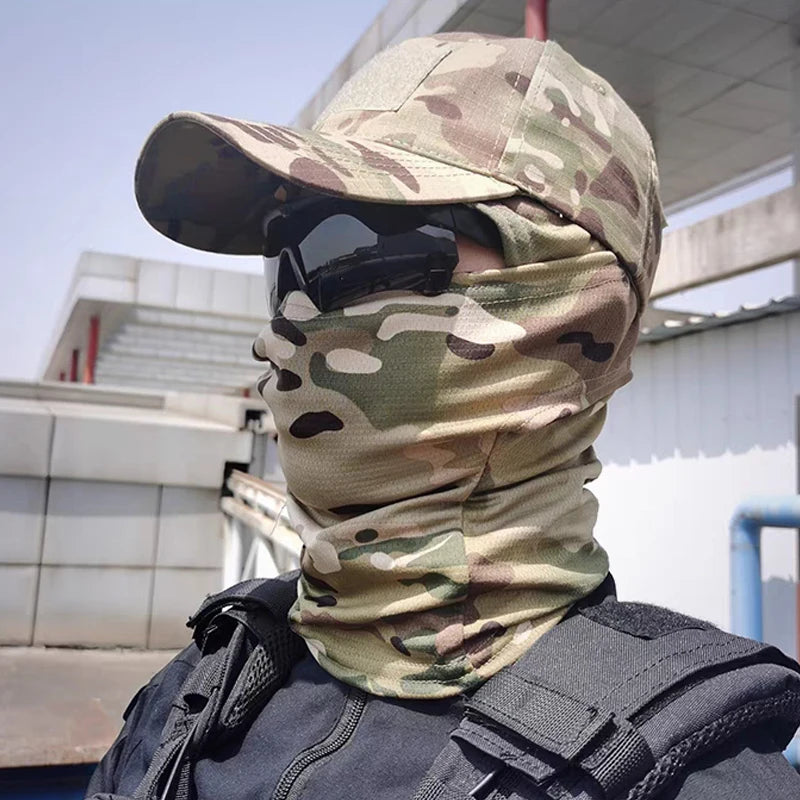 Chapeau Balaclava Camouflage - Protection Solaire Respirant et Tendance