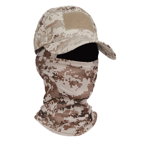 Chapeau Balaclava Camouflage - Protection Solaire Respirant et Tendance
