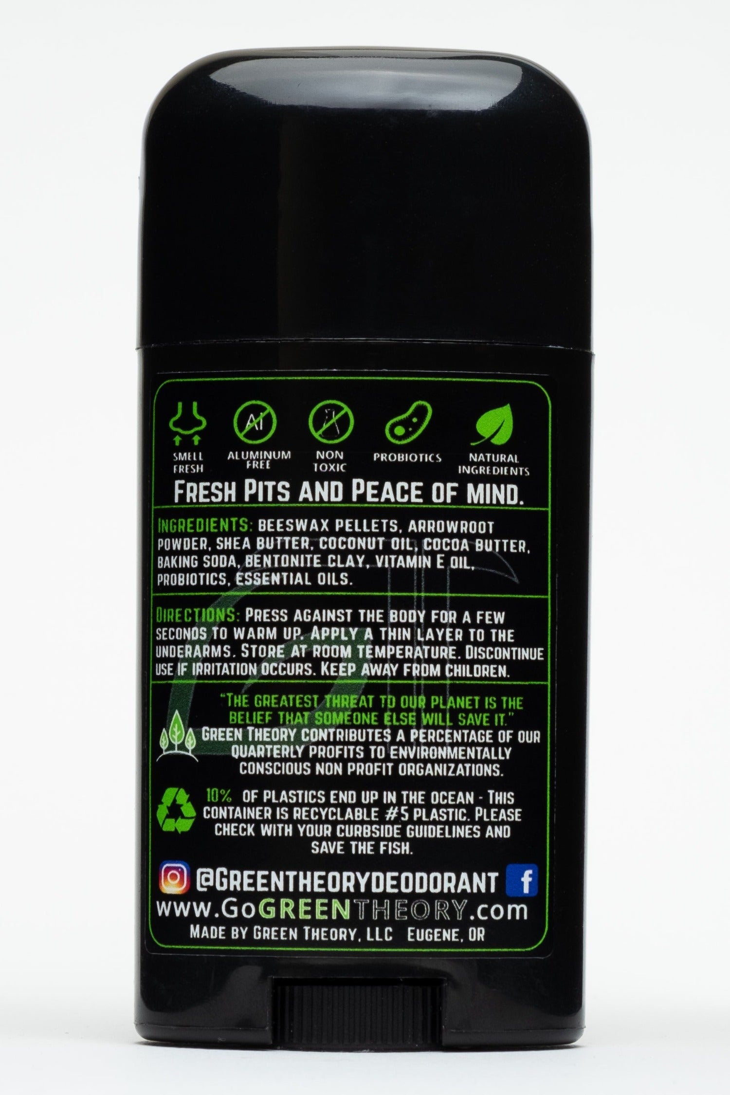 Pine Probiotic Natural Aluminum Free Hunting Deodorant
