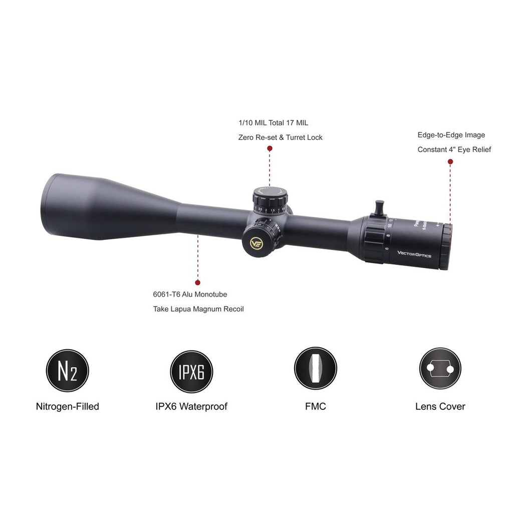 Optics Paragon 6-30x56 GenII Hunting Riflescope Tactical Target Rifle